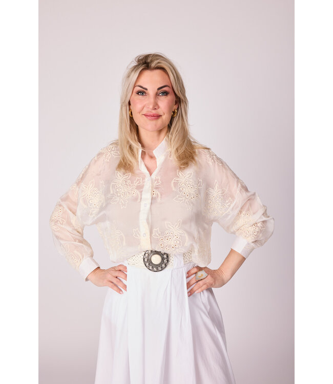 Stacey silk blouse