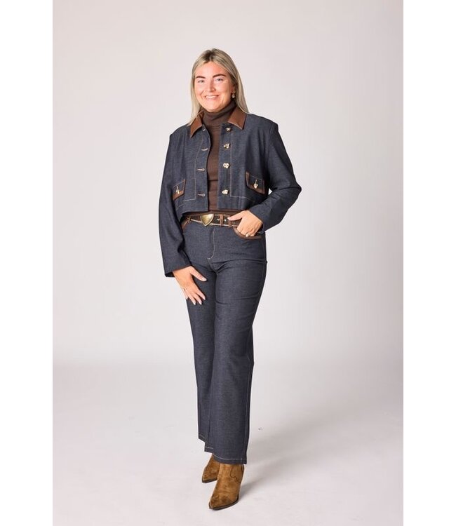 Fiona stretch jeanscoat