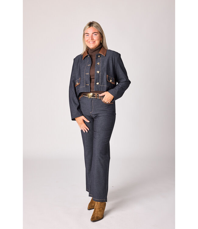 Fiona stretch jeanscoat