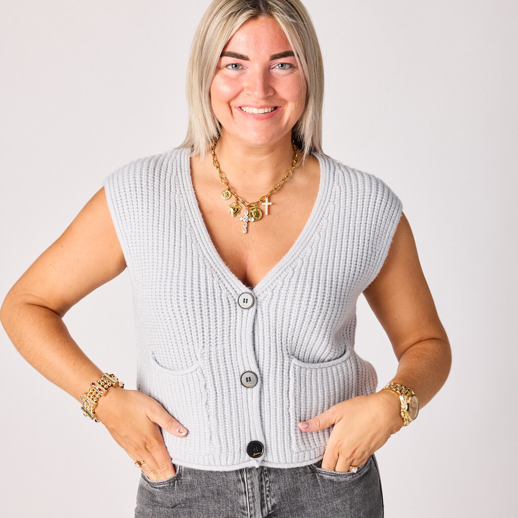 Chloe sleevless cardigan
