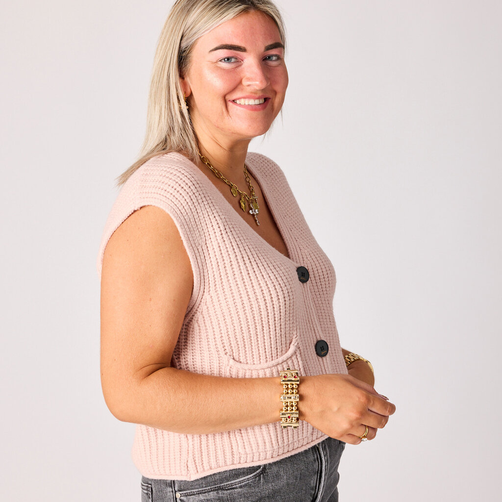 Chloe sleevless cardigan