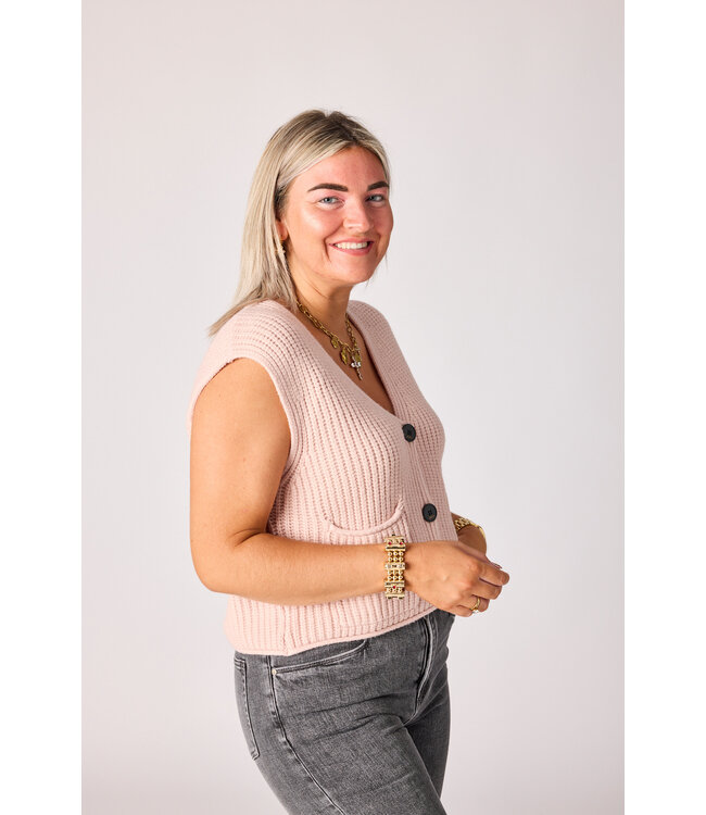 Chloe sleevless cardigan