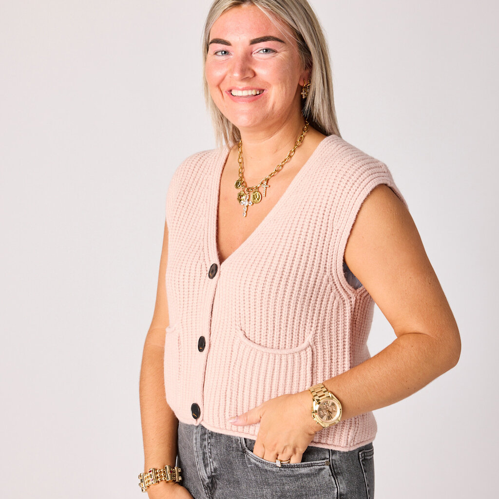 Chloe sleevless cardigan