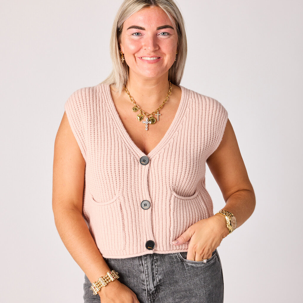 Chloe sleevless cardigan