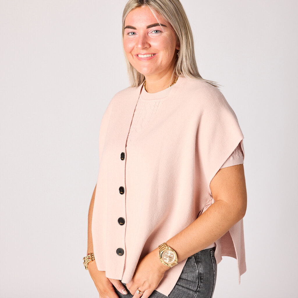 Romy sleevless cardigan