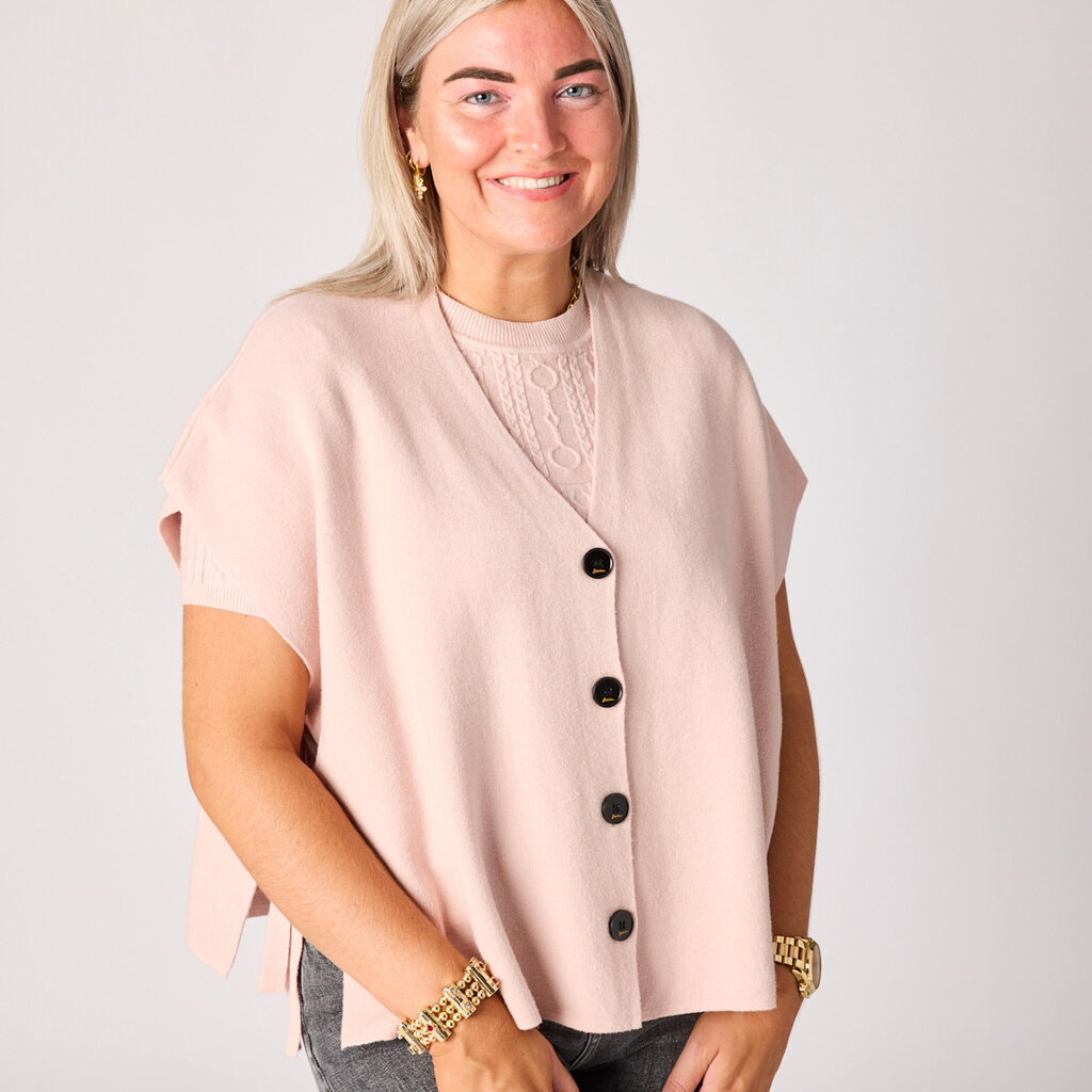 Romy sleevless cardigan