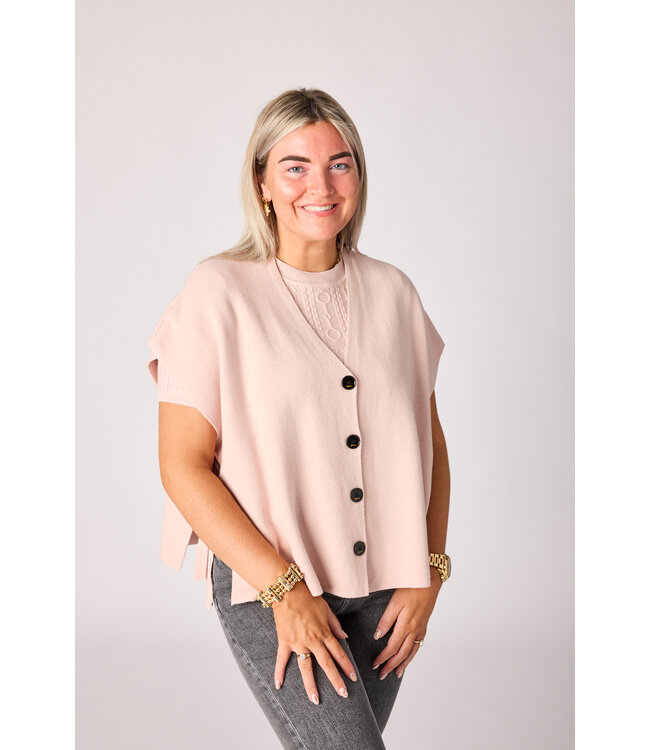 Romy sleevless cardigan