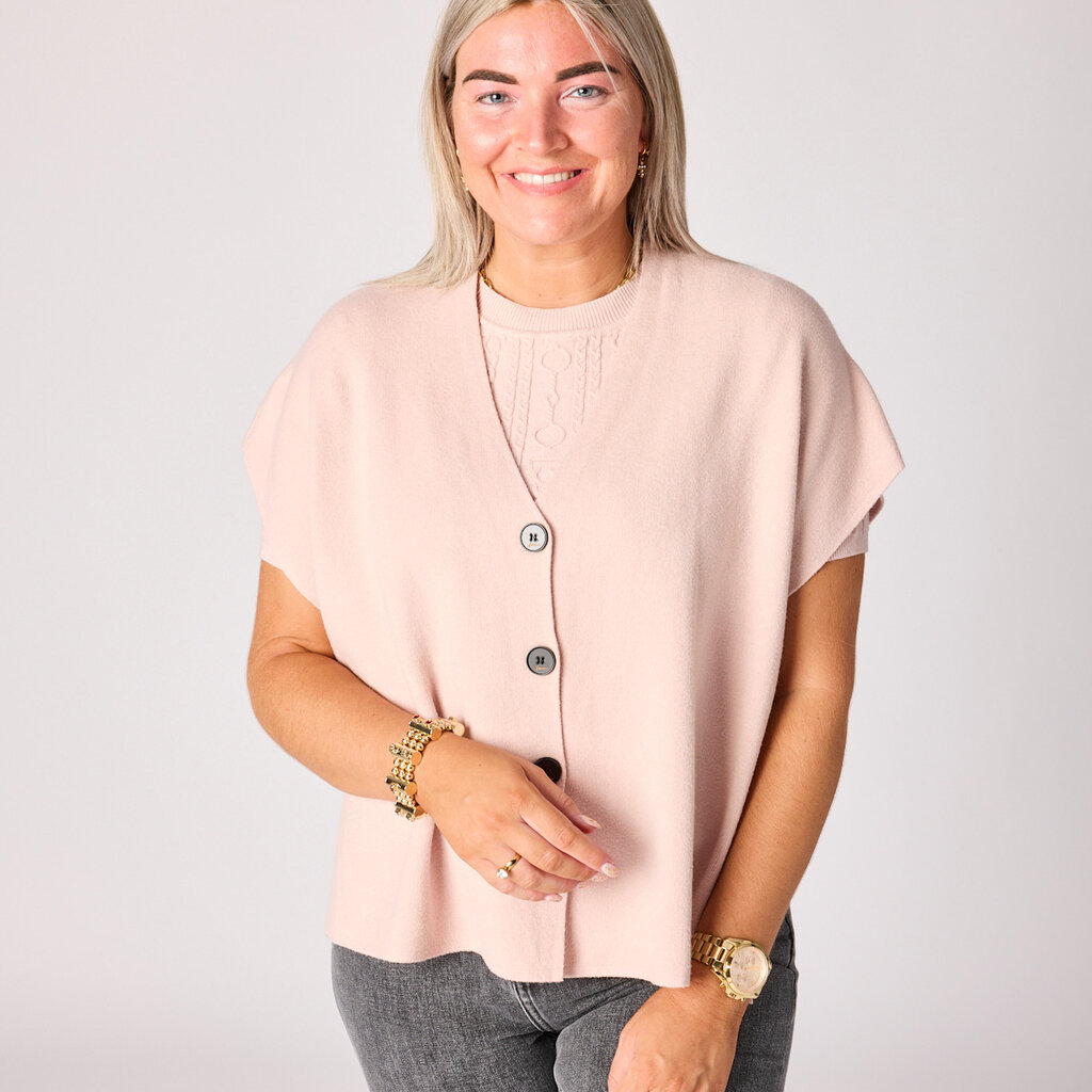 Romy sleevless cardigan