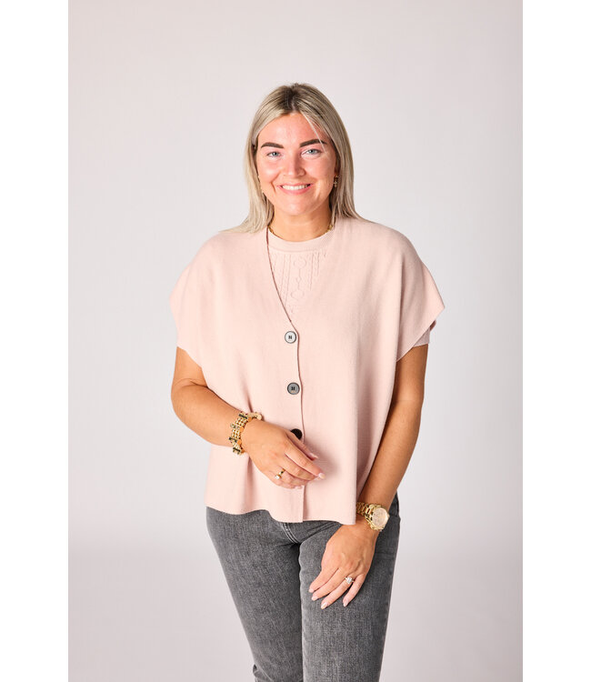 Romy sleevless cardigan