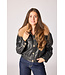 Justine vegan leather coat