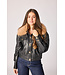 Justine vegan leather coat