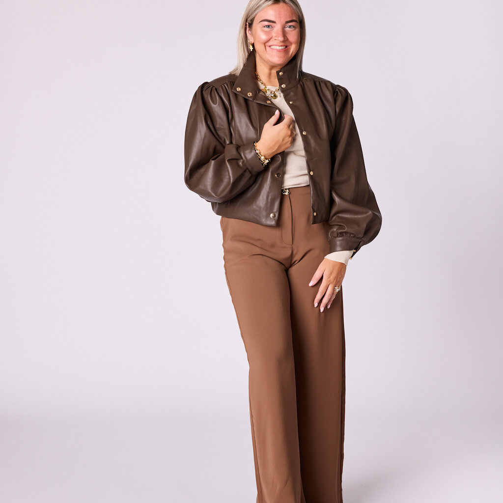 Mariana vegan leather coat