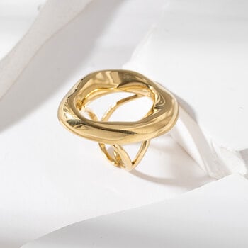 Statement verstelbare ring