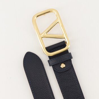 Valentino inspired belt black