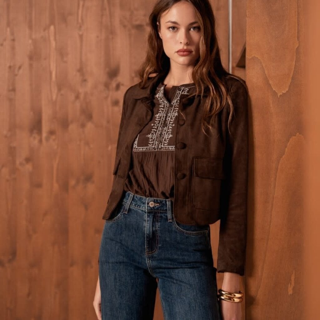 Oraije jeans veste daim Daisy