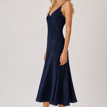 Jasy regular strap ankle dress navy