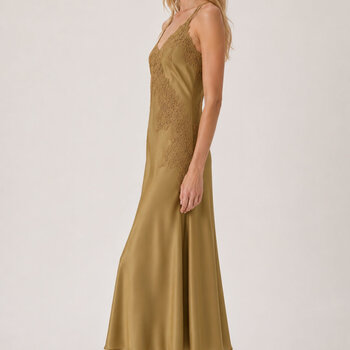Jacy regular strap ankle dress olive