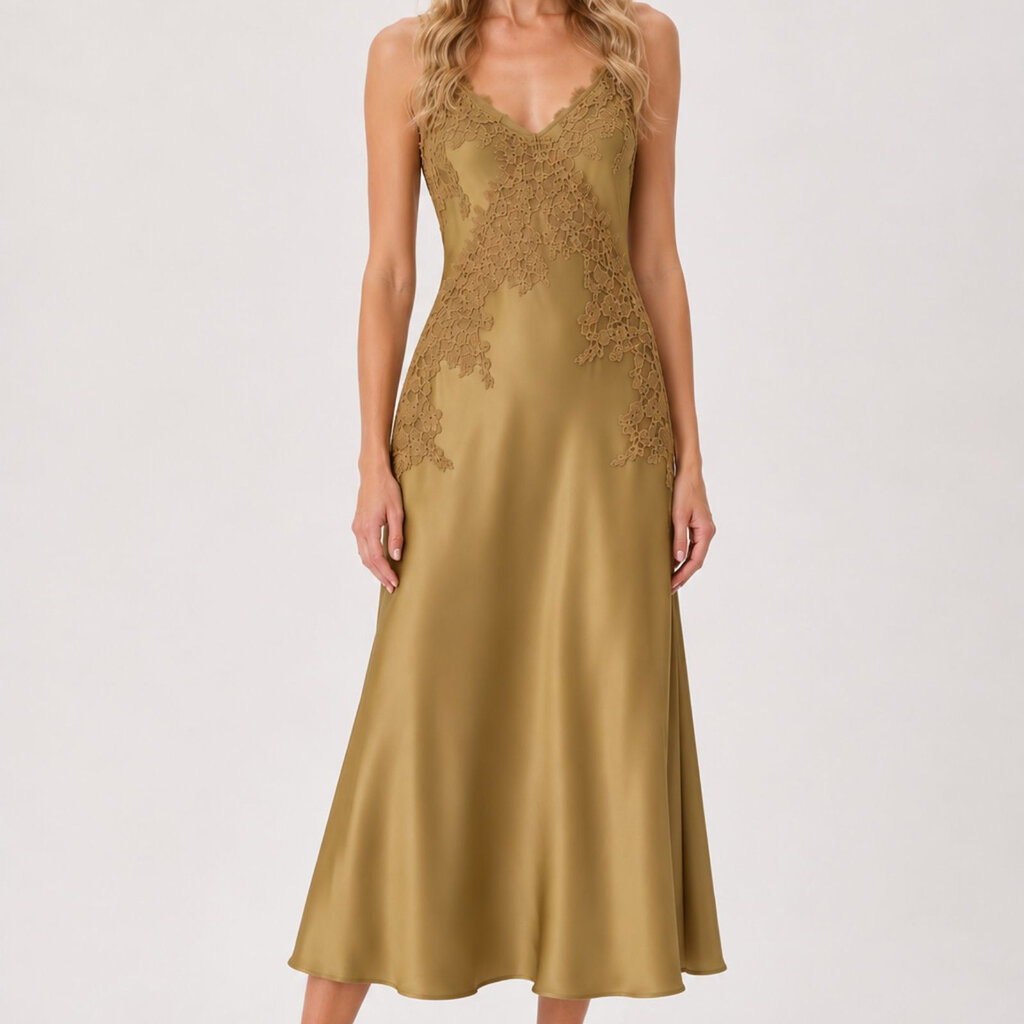 Jacy regular strap ankle dress olive