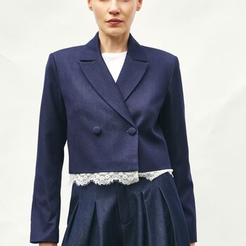 ELLI WHITE Nona blazer denim