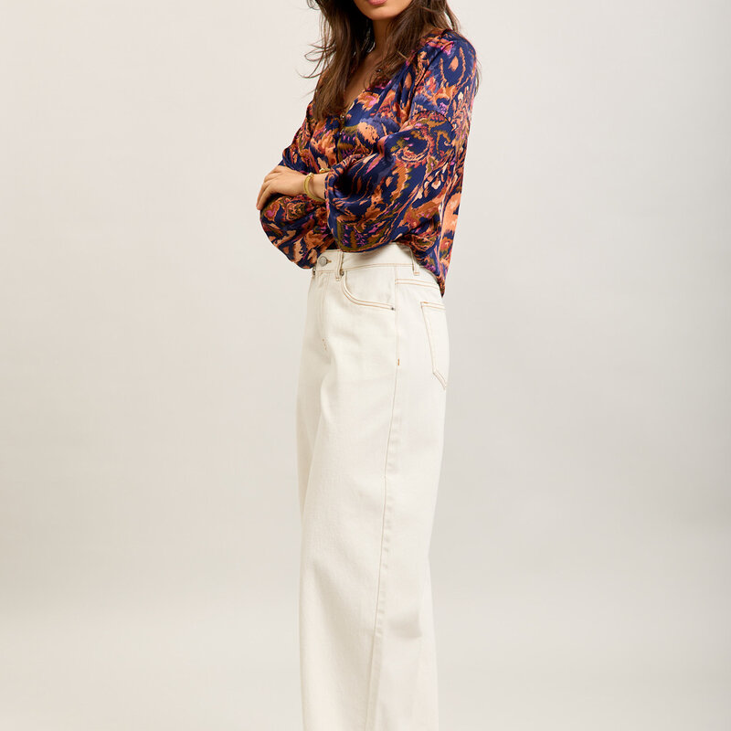 Hanna barrel jeans off-white