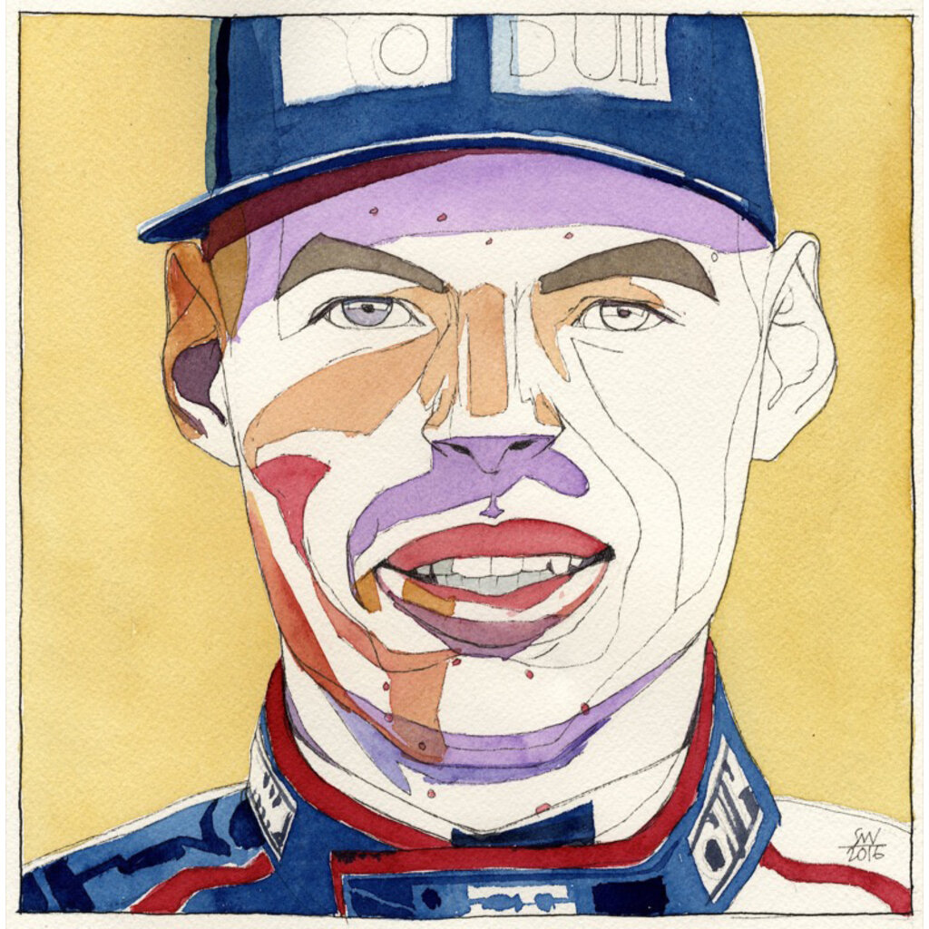 Max Verstappen - kunstdruk
