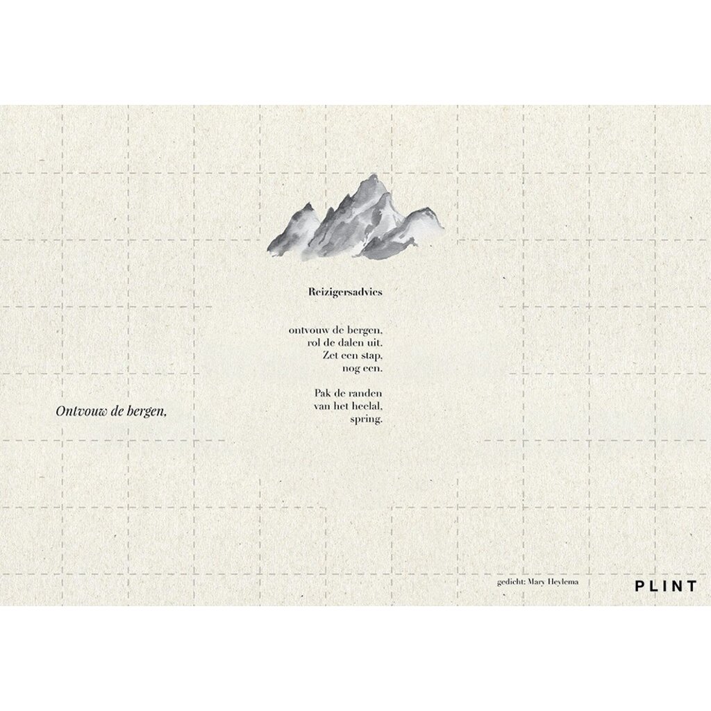 Poëzieplacemats -  Plint