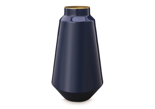 Pip Studio Vase Metal Blue 36 cm