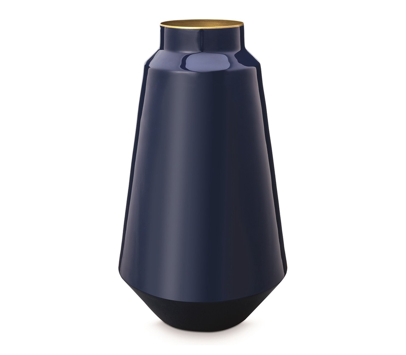 Vase Metal Blue 36 cm