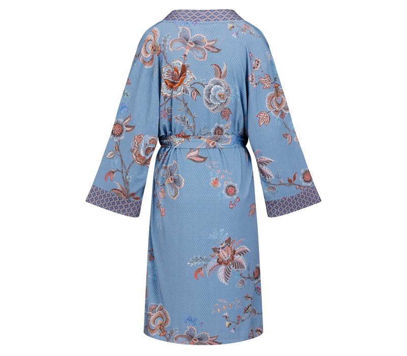 Naomi Kimono Cece Fiore Blue