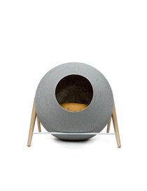 Minimal Decora Light Grey Coloured Cat Basket
