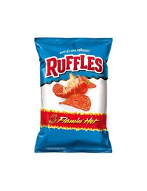 Bio Organic Ruffles Potato Chips Flamin' Hot Flavored 12.5 Oz