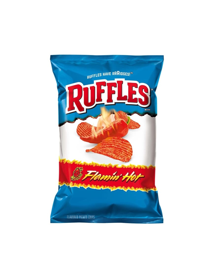 Bio Organic Ruffles Potato Chips Flamin' Hot Flavored 12.5 Oz