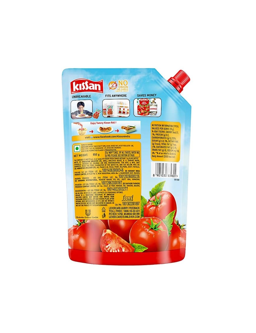 Eco Friendly Kissan No Onion No Garlic Sauce