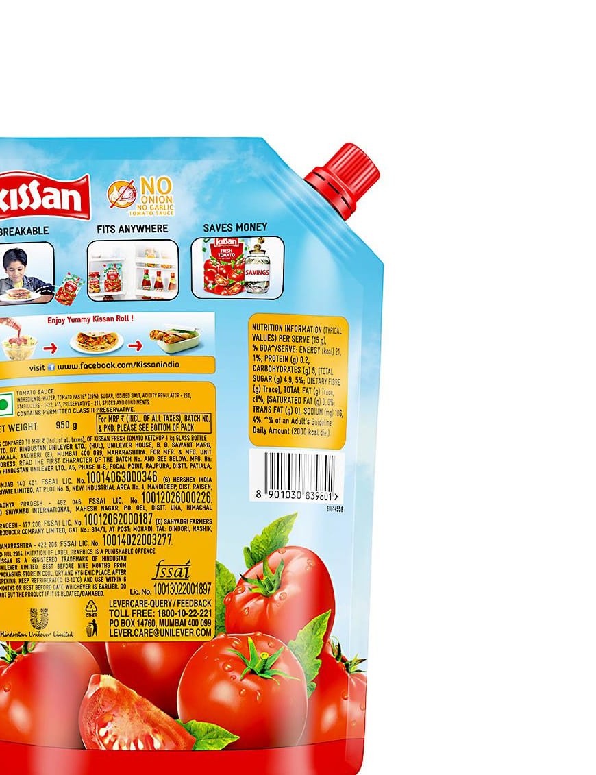 Eco Friendly Kissan No Onion No Garlic Sauce