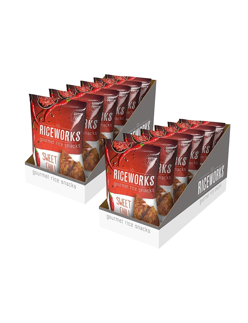 vegan food RiceWork Sweet Chili Rice Crisps