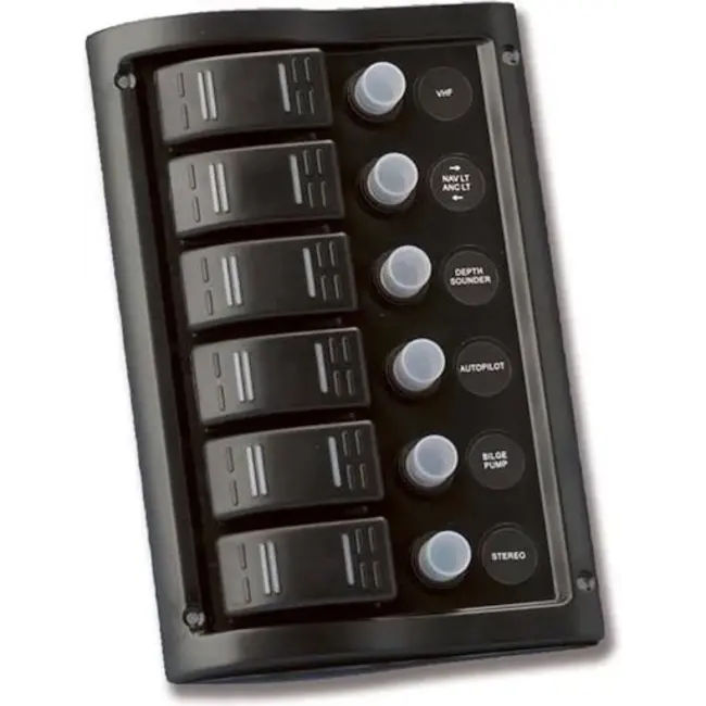 Allpa Spatwaterdicht met LED-indicators en automatische zekeringen