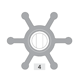Johnson Pump Johnson Pomp Impeller 806B-1