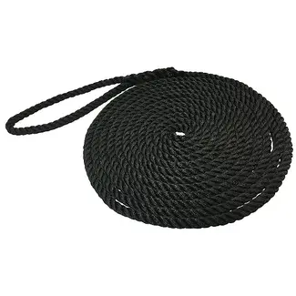 Allpa Zwarte Touwlijn voor Aanleggen Ø=08 x 4500 mm