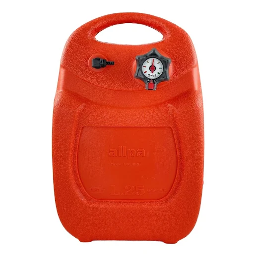 Allpa Buitenboordmotortank / Draagbare tank met mechanische meter 25 L