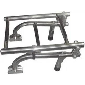 Allpa RVS zwemtrap met kunststof treden (4tredes)