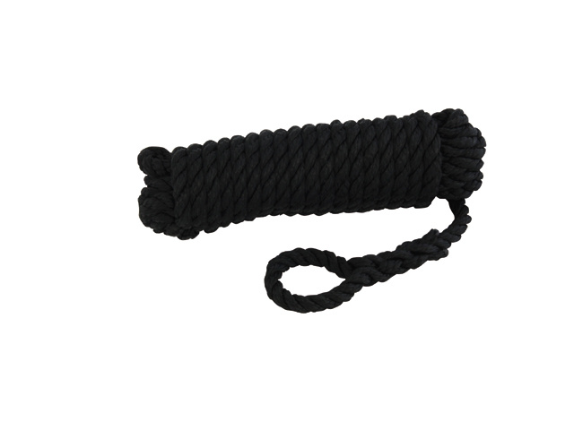 Talamex Fenderlijn polypropyleen 12mm 2.5 zwart