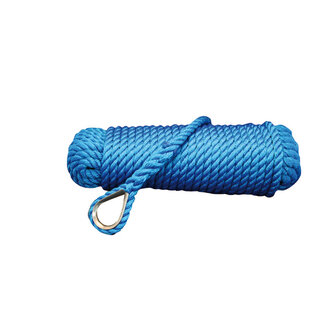 Talamex Ankerlijn polypropyleen 10mm 20m blauw