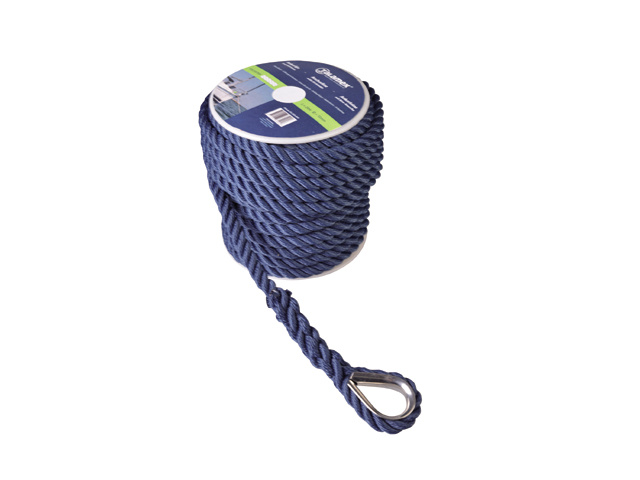 Talamex Ankerlijn polyester 12mm 30m navy