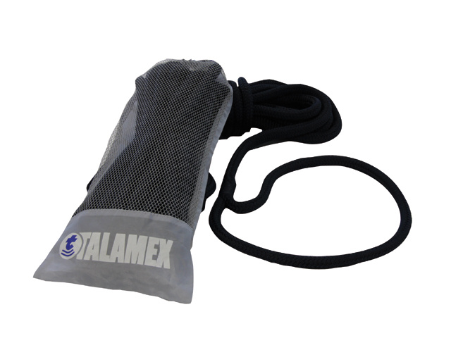Talamex Landvast polyester/pp zwart 12mm 10m