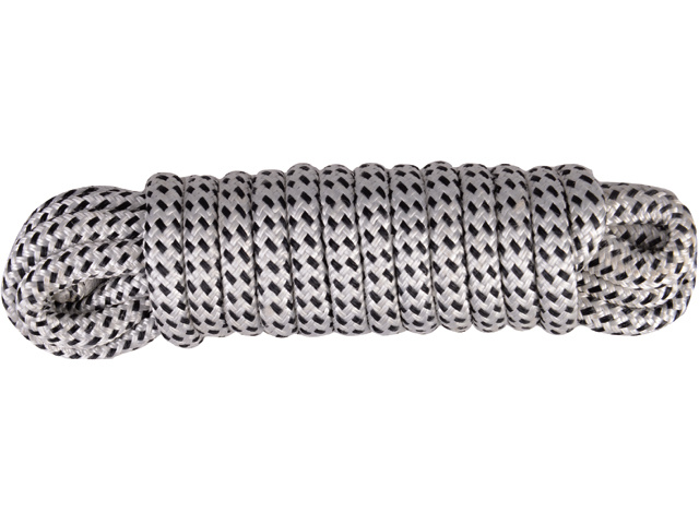Talamex Landvast polyester wit/zwart 14mm 10m