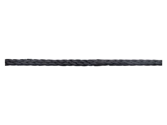 Talamex High strength UHMWPE lijn gecoat zwart