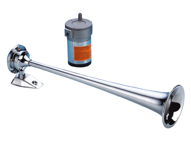 Talamex Luchthoorn enkel 12V messing verchroomd