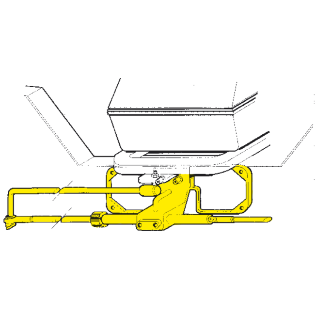 Allpa SeaStar Spiegelplaat met verstelbare kabeldoorvoerbuis