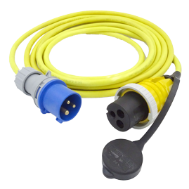 Allpa Walstroomkabel 16A complete set met 25m kabel