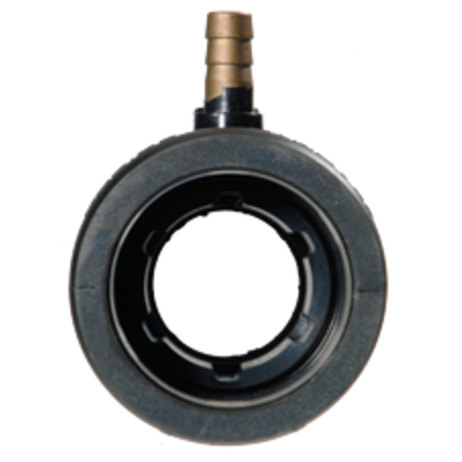 Allpa Radice Zwevend rubber binnenlager met waterinlaat, Ø25mm & koker Ø42mm